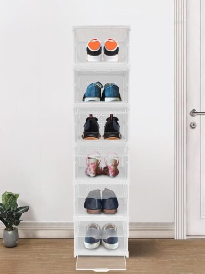 Stackable Storage Cart – 6-Layer Foldable Organizer | Organivo