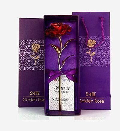Artificial Golden Rose – 24K Plated Everlasting Gift | Styleva
