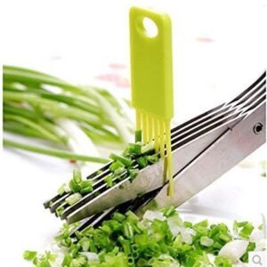 5-Blade Herb Scissors – Stainless Steel Kitchen Cutter | Quickslice