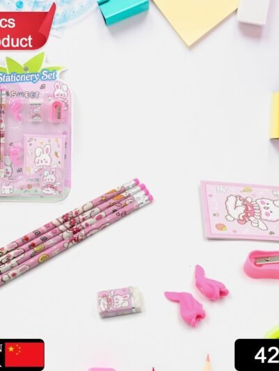 Kids' Stationery Kit – 9 Pc Set, Wooden Pencils | Arrive Kit