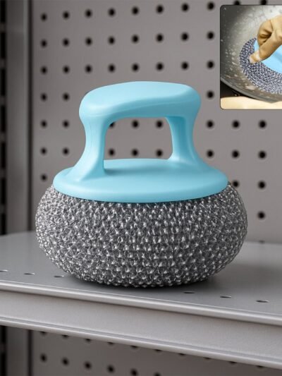 Palm Dish Brush – Multifunctional Kitchen Scrubber for Pots & Sink | Velvet Wipe