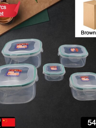 Kitchen Storage Containers – 5 Pc Airtight Set | Tidy Table