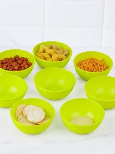 Microwave Safe Plastic Bowl Set (8 Pcs) – Durable | Jiaqi