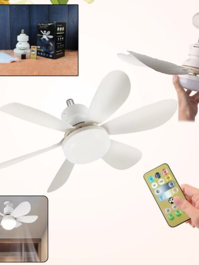 LED Ceiling Fan – Remote Control, Triple Light | Indo Glow