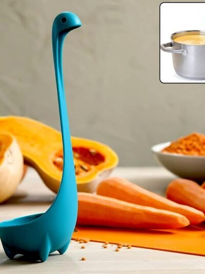 Silicone Soup Spoon – Multifunctional Strainer & Ladle | Quickslice