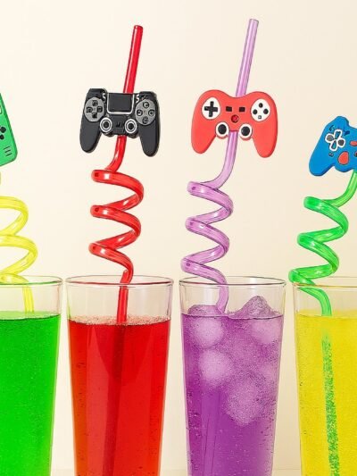 Reusable Truck Drinking Straws – Fun Kids' Party Set | ChillPour
