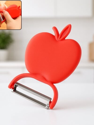 Folding Vegetable Peeler – Apple Shaped & Stainless Steel | Styleva