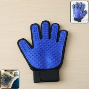 Pet Grooming Deshedding Glove – Gentle Fur Removal & Massage