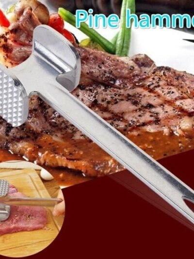Meat Tenderizer Hammer – Dual-Sided Aluminium | Quickslice