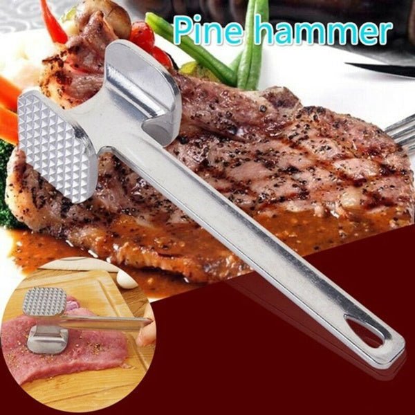Meat Tenderizer Hammer – Dual-Sided Aluminium | Quickslice