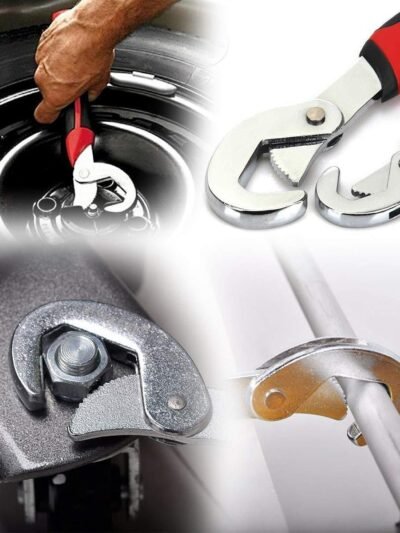Adjustable Wrench Set – Universal Snap Grip 2-Pc | BoltForce