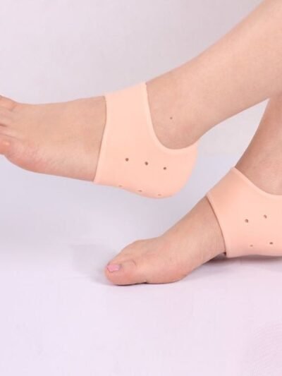 Silicone Heel Protectors – Anti-Crack Moisturizing Socks | Velvet Wellness