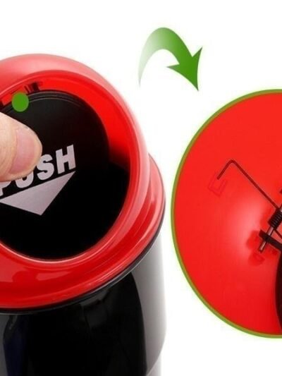 Car Dustbin – Portable Mini Trash Bin & Ashtray | Velvet Wheels