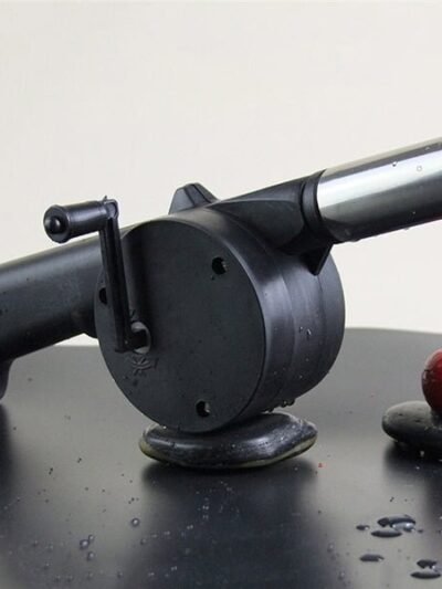 BBQ Air Blower Fan – Portable Hand Crank for Charcoal Grills | Velvet Wheels