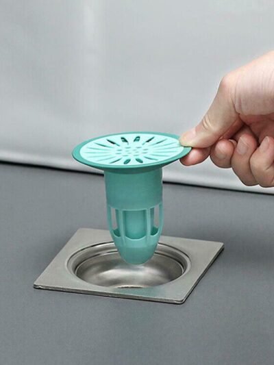 Silicone Floor Drain Stopper – Anti-Odor Hair Trap | Calm & Curl