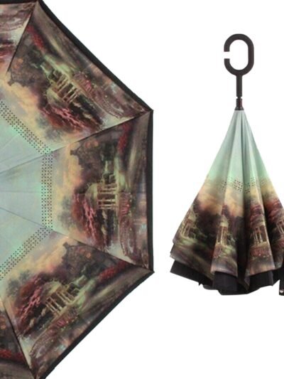 Reverse Umbrella – Windproof Automatic Compact Travel | FERVENT