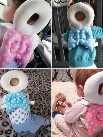 Baby Head Protector – Soft Safety Pad for Toddlers | Mini Bubbles