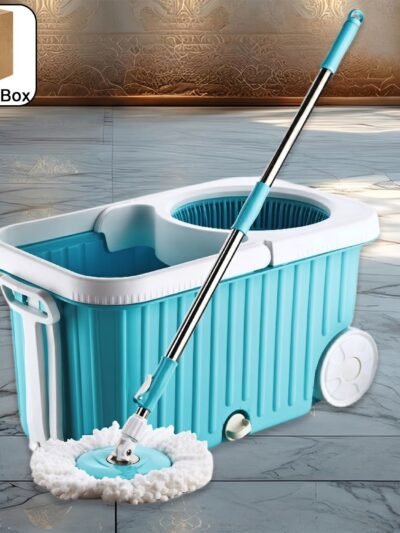 Spin Mop – 360° Rotating Stainless Steel Spinner for Deep Cleaning