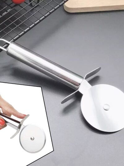 Stainless Steel Pizza Cutter – Multi-use Slicer | Quickslice