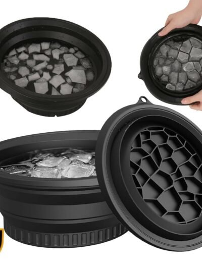 Foldable Ice Face Bowl � Instant Glow & Cooling Facial Therapy