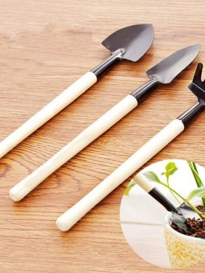 Kids Garden Tools Set – 3 Pcs Trowel, Shovel, Rake | Play & Move