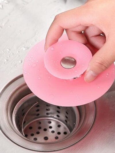Silicone Sink Strainer & Sealer Cover – Durable & Easy Clean