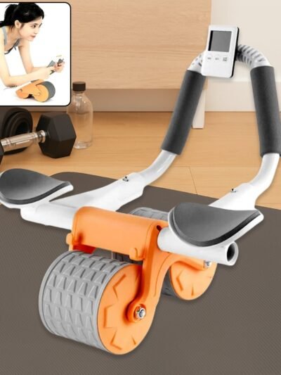 Automatic Rebound Ab Roller – Timer & Elbow Support | VelvaBloom