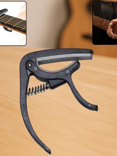 Guitar Capo with Pick Holder & Soft Pad – For All Guitars | Wagtail