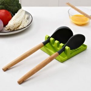 Spatula Holder – Multi-Functional Silicone Utensil Rest | Quickslice