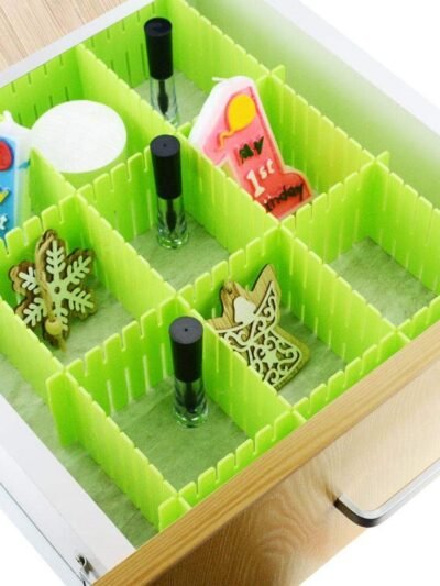 Adjustable Drawer Organizer – Multipurpose Storage Solution 6 Pcs Set | CookAura