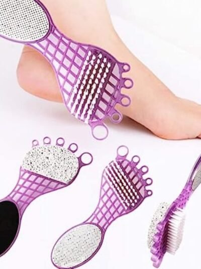 4-in-1 Pedicure Tool – Pumice & Emery File for Smooth Feet | VelvaBloom