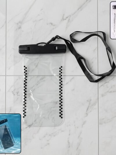 Waterproof Mobile Pouch � Universal fit with waterproof seal and lanyard