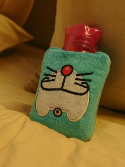 Doremon Hot Water Bag – Pain Relief with Soft Cover | Velvet Wellness