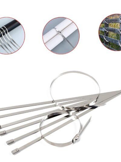 Stainless Steel Cable Ties – 100 Pcs Heavy-Duty | BoltForce