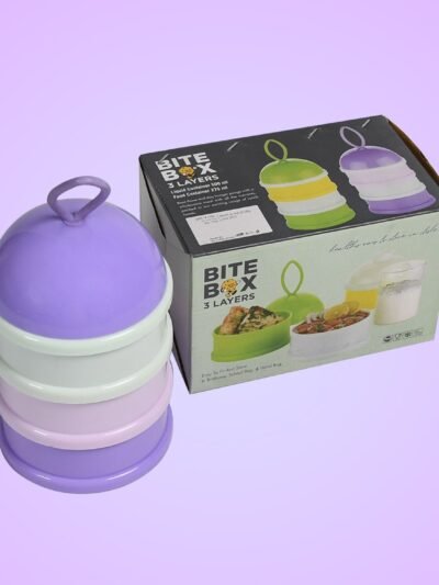 Baby Food Storage Box – 3-Layer Portable | Mini Bubbles