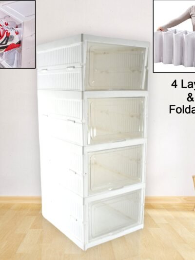 Stackable Storage Rack – Multifunctional Foldable Utility | Organivo