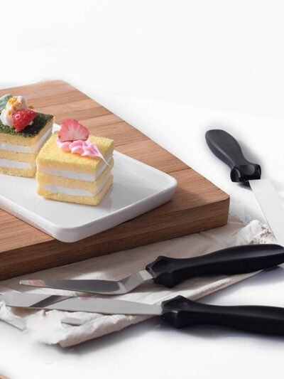 Cake Icing Spatula Set – Stainless Steel Pallet Knives | Indo Glow