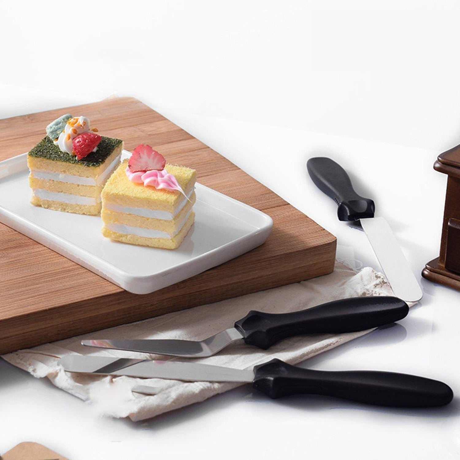 Cake Icing Spatula Set – Stainless Steel Pallet Knives | Indo Glow