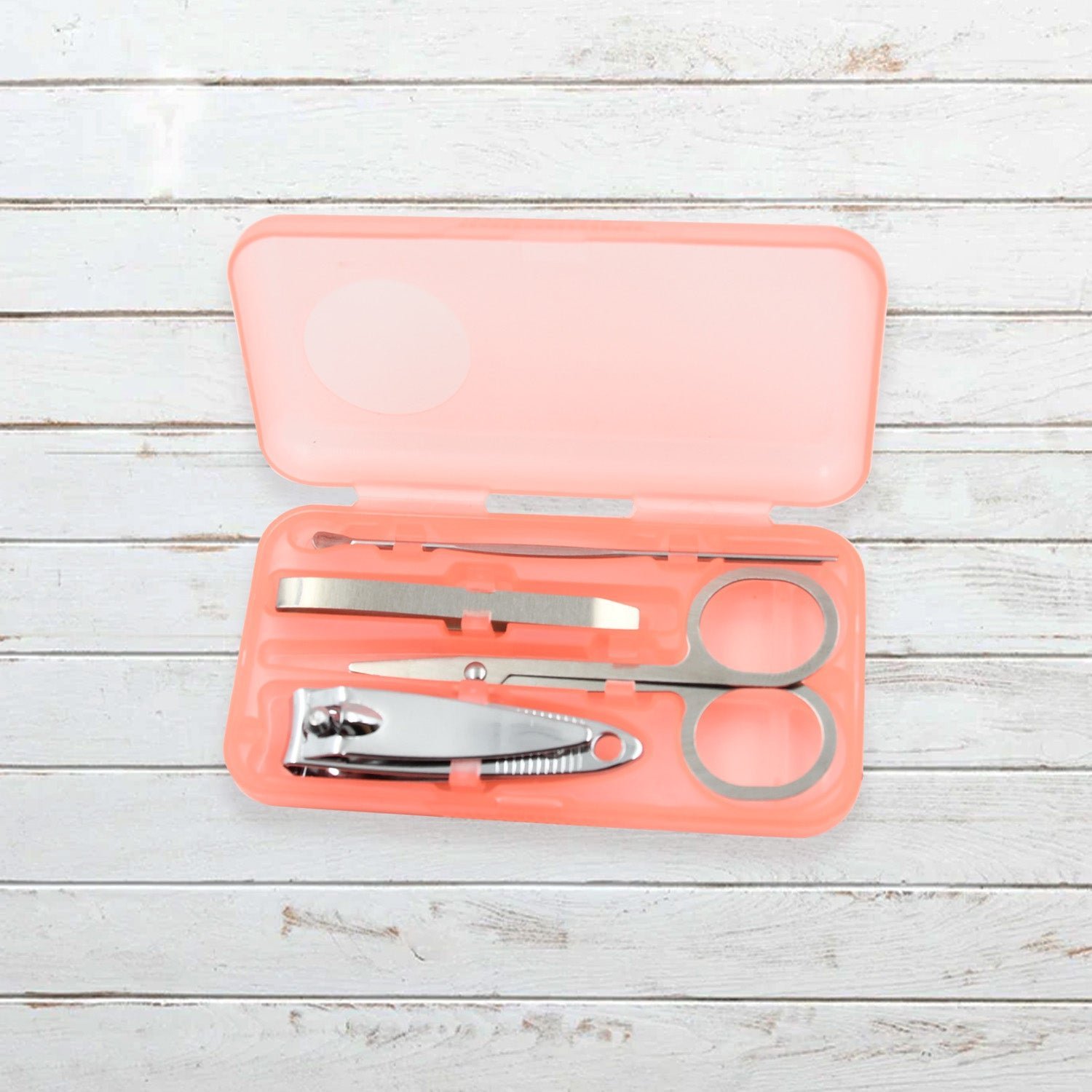 Nail Clipper Set – Stainless Steel 4-Pc Travel Manicure Kit | AuriGlam
