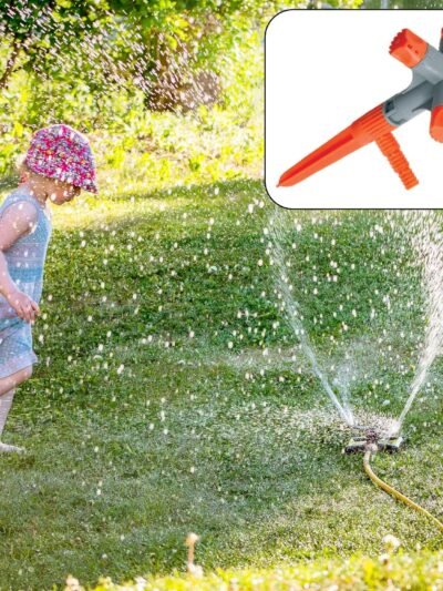 Garden Sprinkler – 360° Rotating Adjustable 4-Arm | Grow Garden Tools