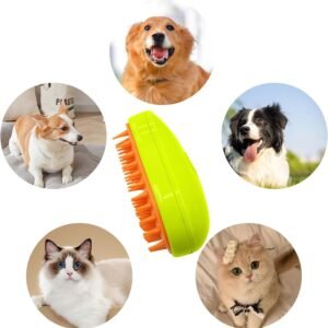 Cat Steamy Brush � 3-in-1 Pet Grooming & Hair Removal Tool