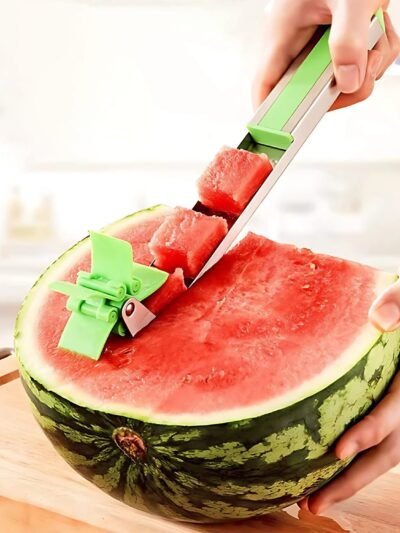 Watermelon Cutter – Stainless Steel Windmill Slicer for Cubes | Quickslice