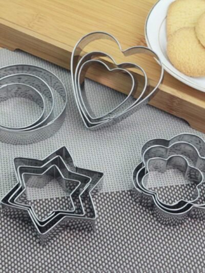 Cookie Cutter Set – 12 Pcs Stainless Steel Shapes | Bake & Dwell