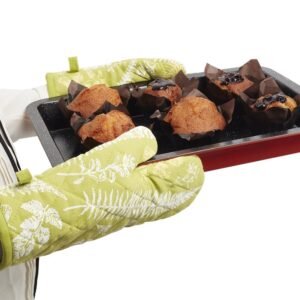 Heat Proof Oven Glove – Cotton Baking Mitt for Kitchen | Bake & Dwell