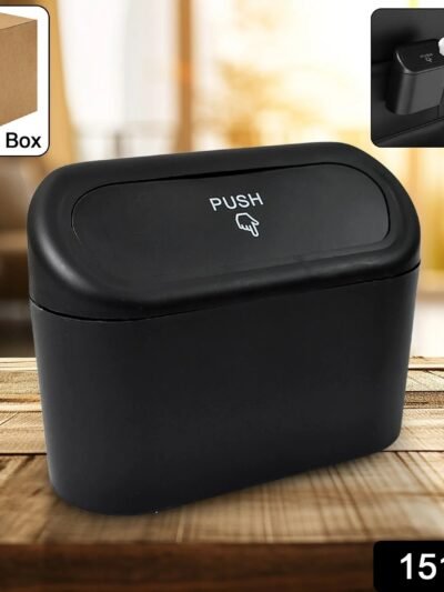 Mini Car Trash Can with Lid – Waterproof & Leak-Proof | Velvet Wheels