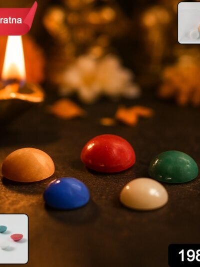 Panch Ratna Stone Set – Auspicious 5 Gemstones for Pooja