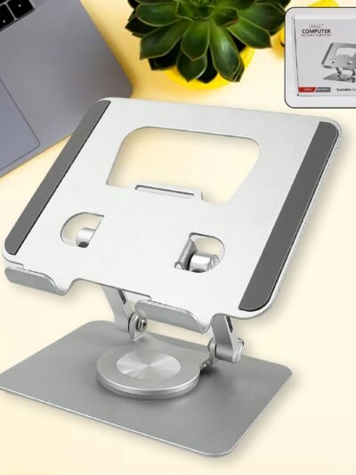 Adjustable Laptop Stand – 360° Rotating Foldable Support | Phonixio