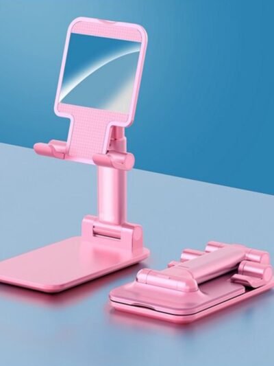Adjustable Phone Stand – 3-Way Desk Mobile Holder with Mirror | Deskrova