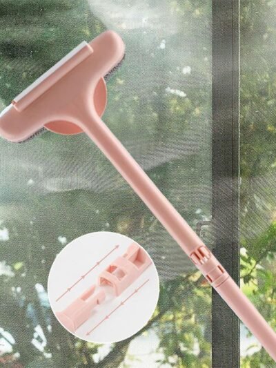 Mesh Cleaning Brush – 2-in-1 Window Wiper & Duster | Velvet Wipe