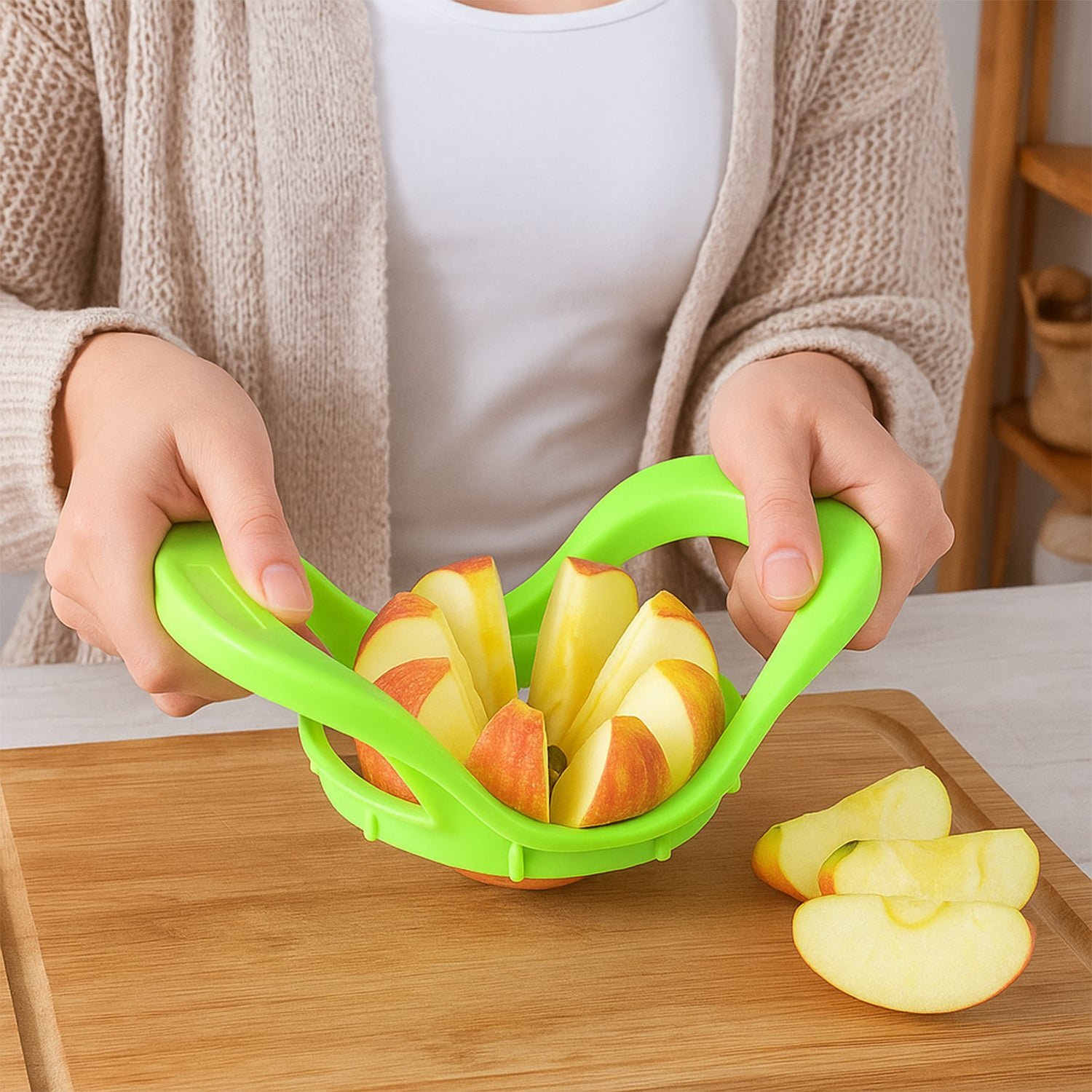 Apple Cutter – 8 Stainless Steel Blades for Easy Slicing | Quickslice
